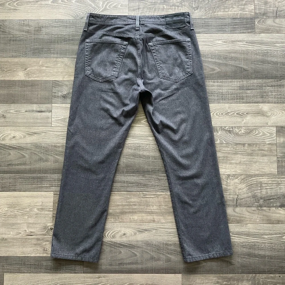 33x28 AG Adriano Goldschmied The Everett Slim Straight Pants Mens Charcoal Grey